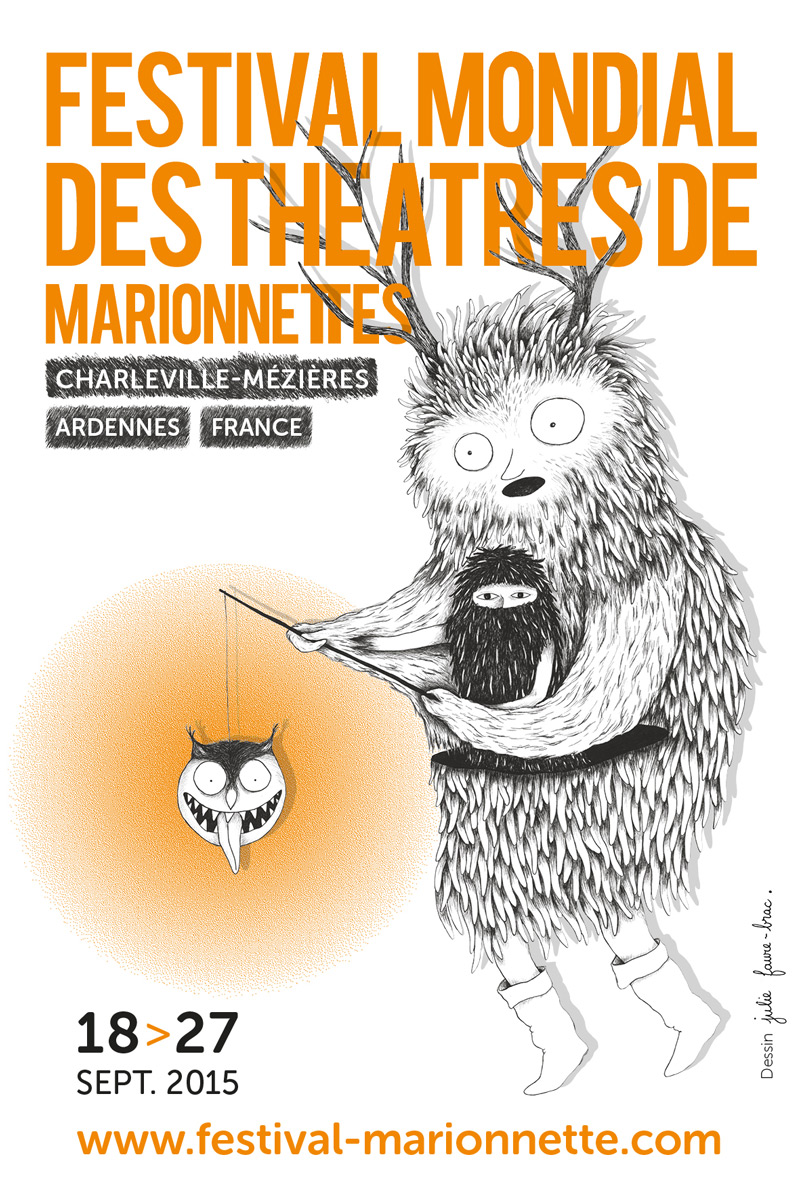 Poster of Worldwide Festival of Puppet Theaters from Charleville – Mézières